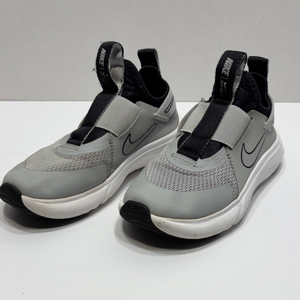 Boys Nike Flex Plus TD Light Smoke Gray Athletic Shoes Sneakers Size 13.5C